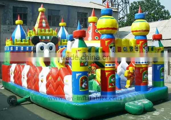 Newest cheap inflatables fun city for kids