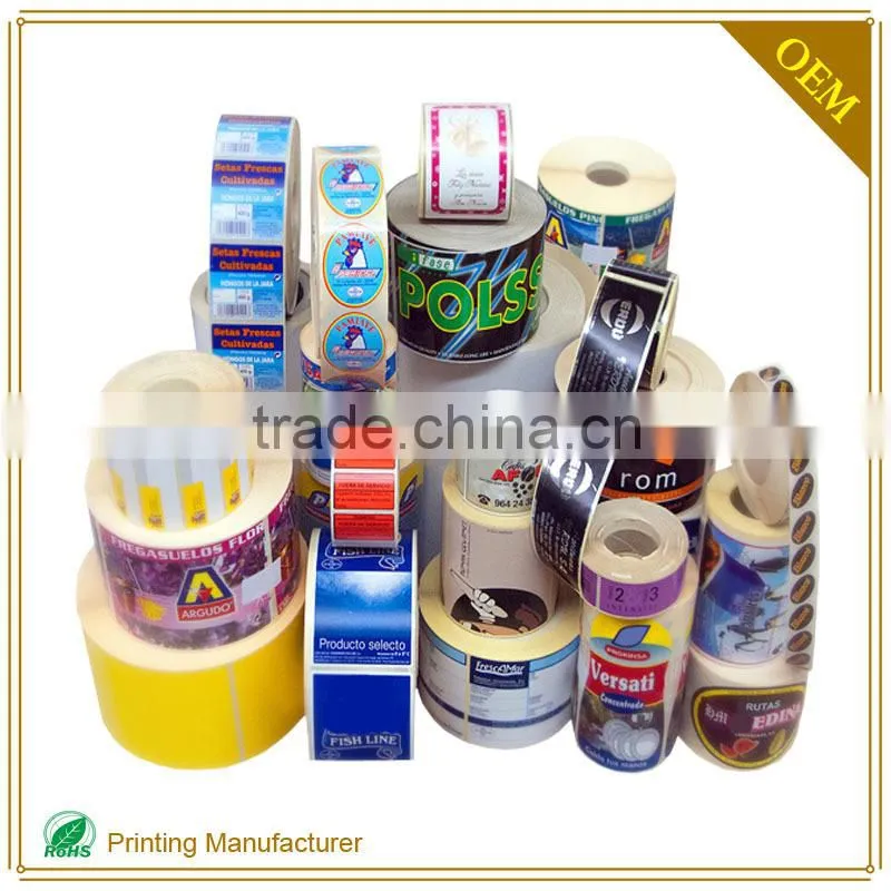 Clear Cheap Custom Metal Perfum Bottle Labels Printing
