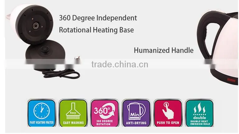 CE Certification and Plastic Material Multifunction Electric Kettle