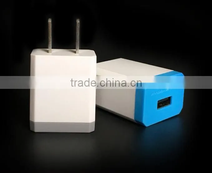 High quality fast charging mini portable 5v 1a usb wall charger travel charger