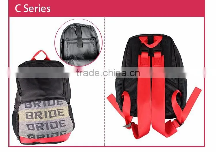 2016 New Design JDM SPARC* TAKAT* Style Bride Racing Backpack School Bag Luggage Bag With Disassembling Function