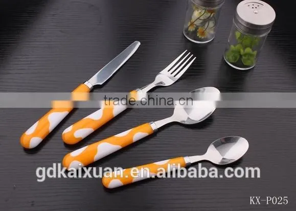 PS Plastic Handle Stainless Steel Cutlery