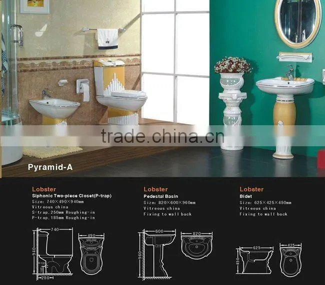 Hot selling Ceramic Bathroom Set 003