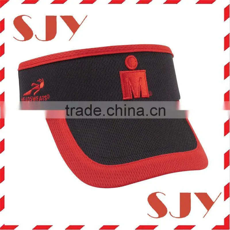 100% cotton fashion elastic back sport fishing sun visor
