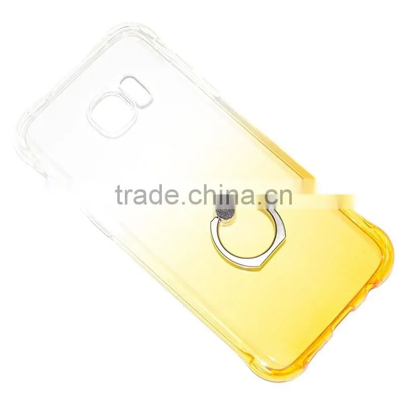 TPU back cover bumper case with ring kickstand holder for Huawei honor ascend lite mate8 P 9 gr3 y 6 5 max plus 7
