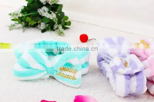 2014 fashionable new design cotton wash headscarf for washing convenience