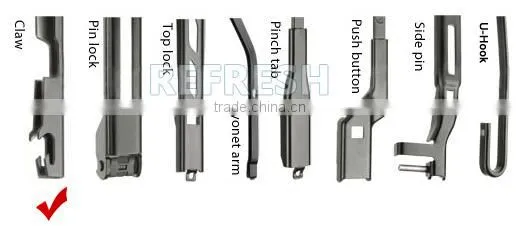 Toledo / Altea Flat Aero Wiper Blades - OE Fit