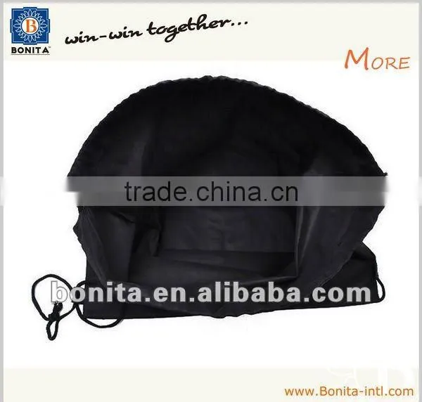 Fashion polyester cheap fabric drawstring shoe bag,dust bags