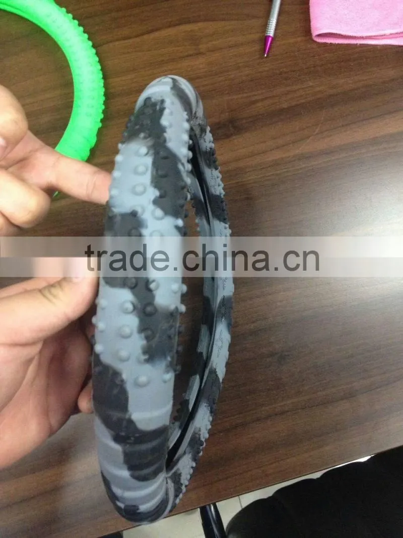 high quality lica gel Car steering wheel cover used auto parts singapore