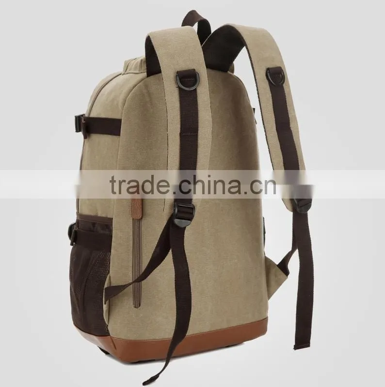 fashion trend camping custom canvas backpack