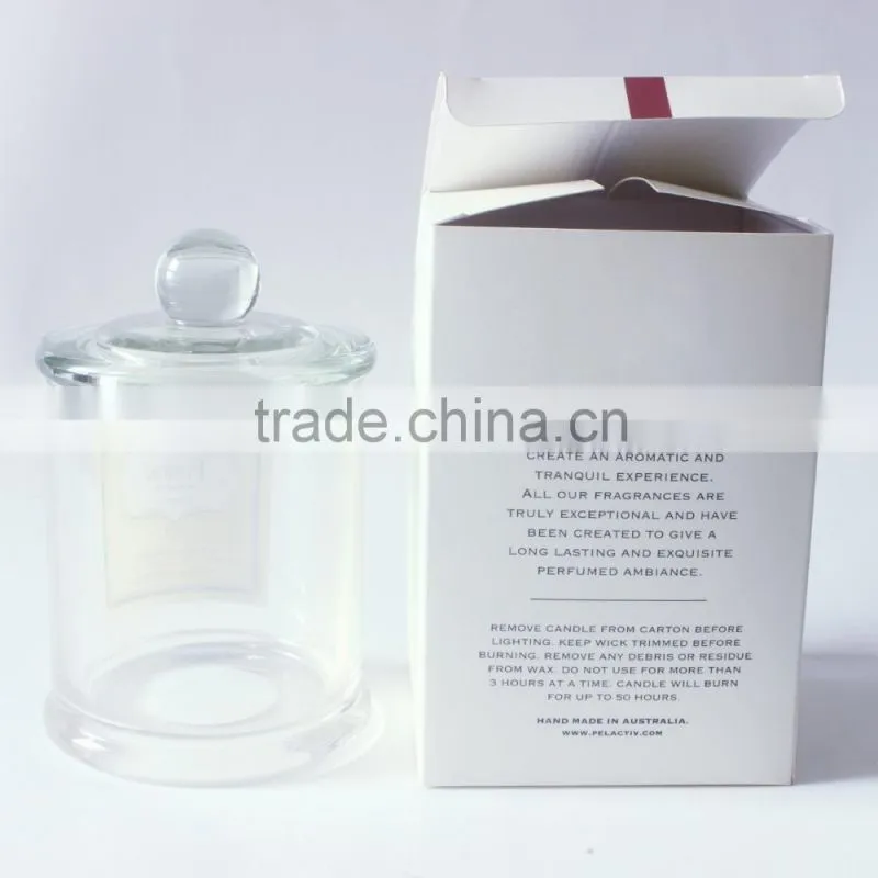 Candle box/ glass bottle holder/facial cream solid gift box with foam insert