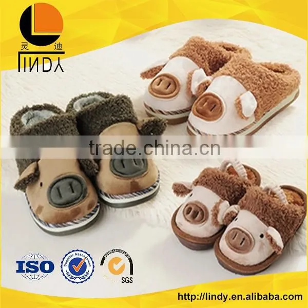 Cheap wholesale felt close toe hotel cotton slippers