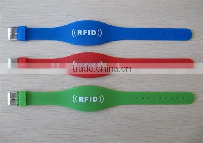 2016 NTAG NFC wristbands with your logo printed