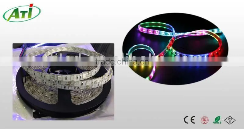 60 pcs per meter SMD 5050 colorful strip led light for Christmas sale