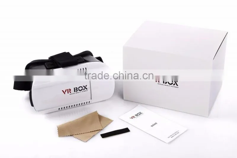 Best price VR BOX II 5 colors ,Virtual Reality Headset VR BOX CASE 3D Glasses 2.0+remote controller