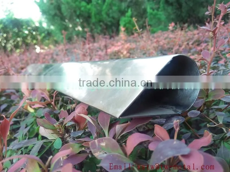 Ti6AL4V titanium water drop tube Gr.5 titanium seamless tube Gr.5 titanium special tube wholesale