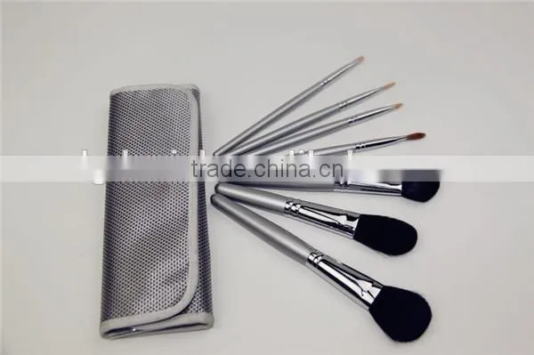 High quality 9pcs discount makeup brush kits,Black cosmetic brush set with bag free sample