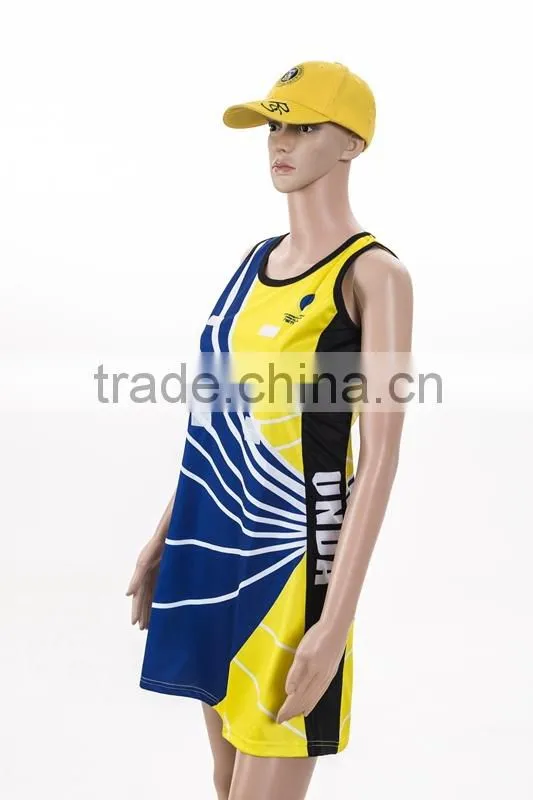 Wholesale Custom Netball Dresses Bodysuits Women Wear