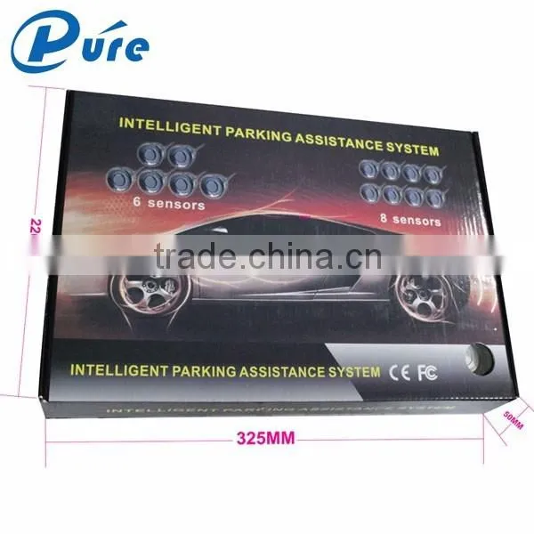 Car Reverse Radar Rearview system 6 Sensors Numeral and Color LCD Display Parking Sensor