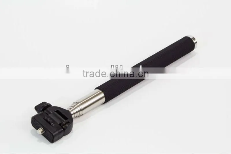 Pocket Size Camera Extender Telescopic Monopod W/ Phone Holder For iPhone5/5C/5S Mobilephone