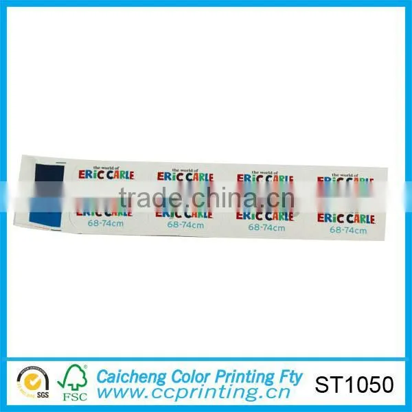 manufacture paper sticker baby cloth sticker label
