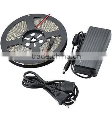 Waterproof 72W 300-SMD 5050 LED White 4000lm 7000K Light Strip White (DC 12V / 500cm)