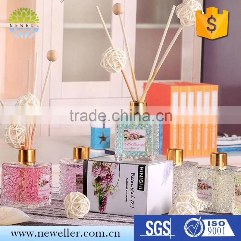 Walmart USA vanilla scent air purifier reed diffuser with square bottle