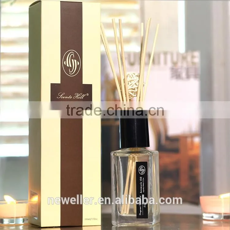 Amazon transparent bottle ceramic reed diffuser sets wholesale