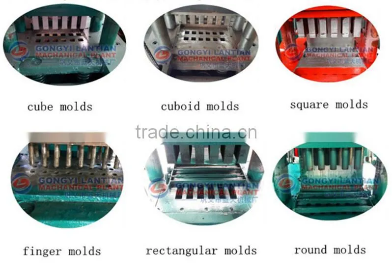 Lantian Brand Hydraulic and mechanical types shisha briquettes machine