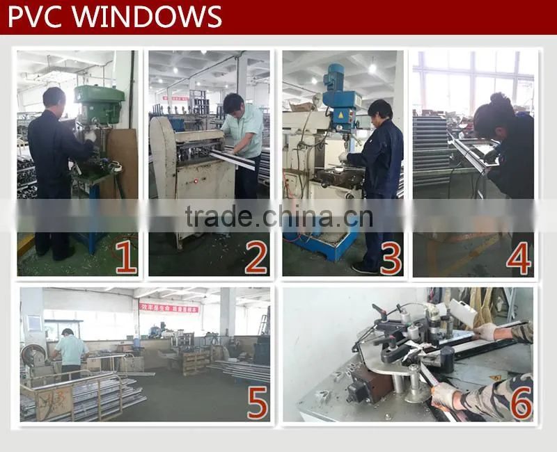 OEM pvc extrusion profiles accessories for louver windows china