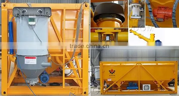 flexible silo horizontal/mobile cement silo powder used silo mini cement plant for sale