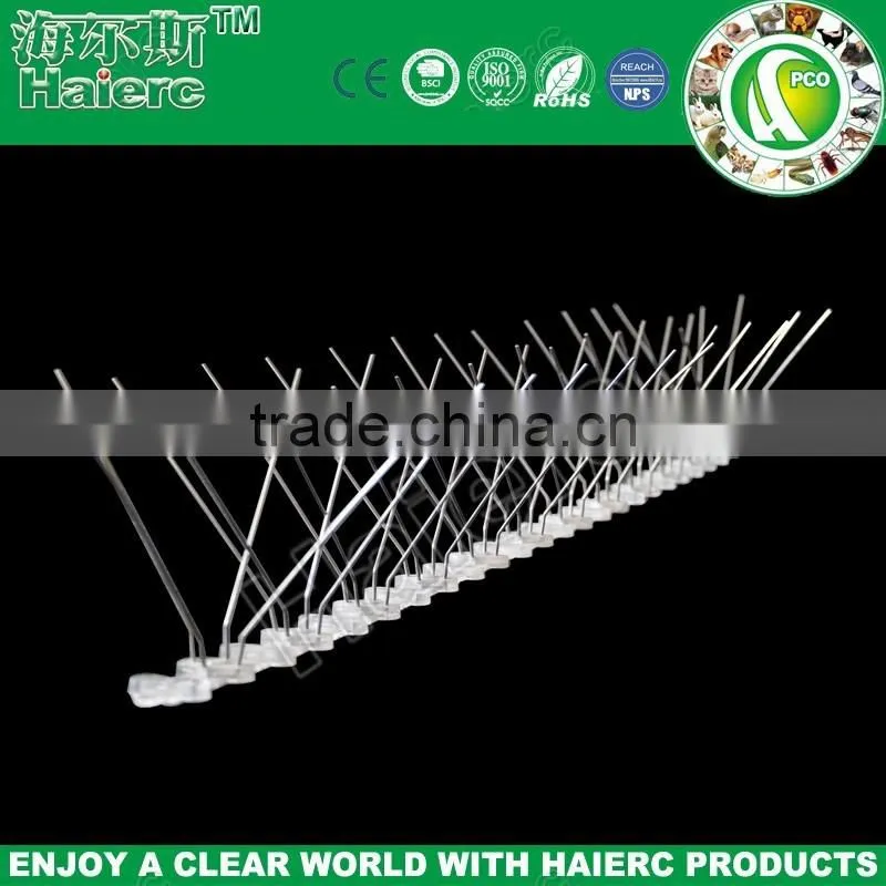 STAINLESS STEEL BIRD SPIKES Durable Pigeon Repellent Great Deterrent for Birds, Crows And Woodpeckers