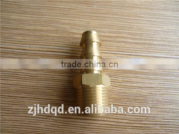 brass threaded connector , brass connector with sleeve for rubber hose male, 1/8"-3/4" ID(mm)6mm 8mm 10mm 12mm
