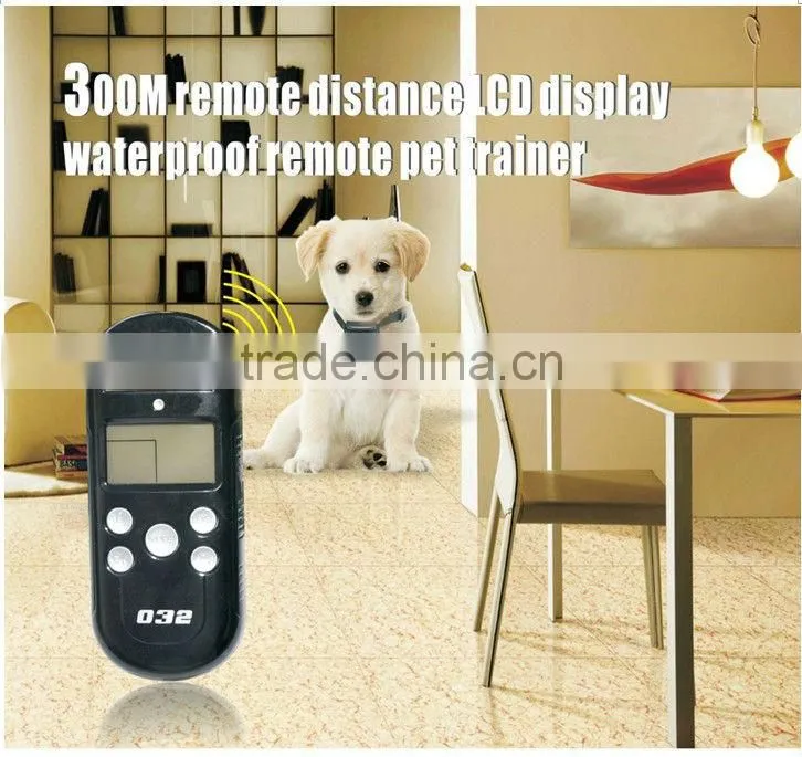 Lower price plastic wireless remote control LCD pet shock trainer