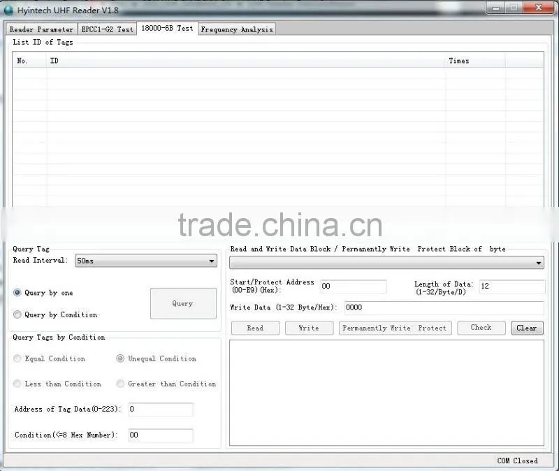 uhf tag reader rfid card writer rfid parking management