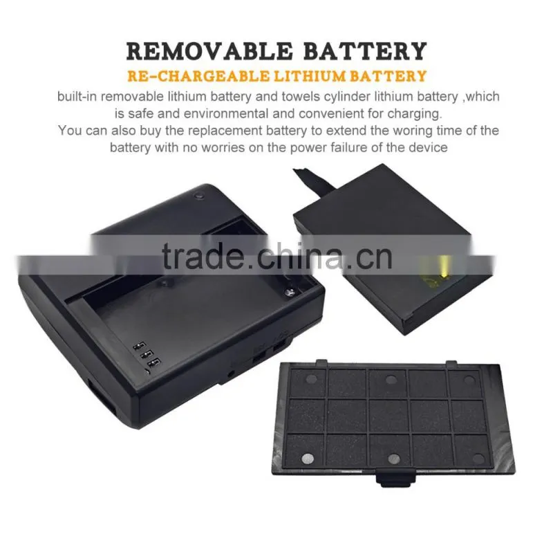 Voxlink portable 80mm pos printer label printer bluetooth barcode printer( android+ios)