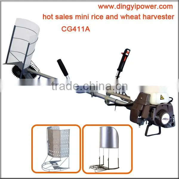 agriculture 2 stroke 40.2cc gasoline portable rice and wheat harvester