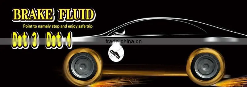 hot sell DOT3 DOT4 brake fluid