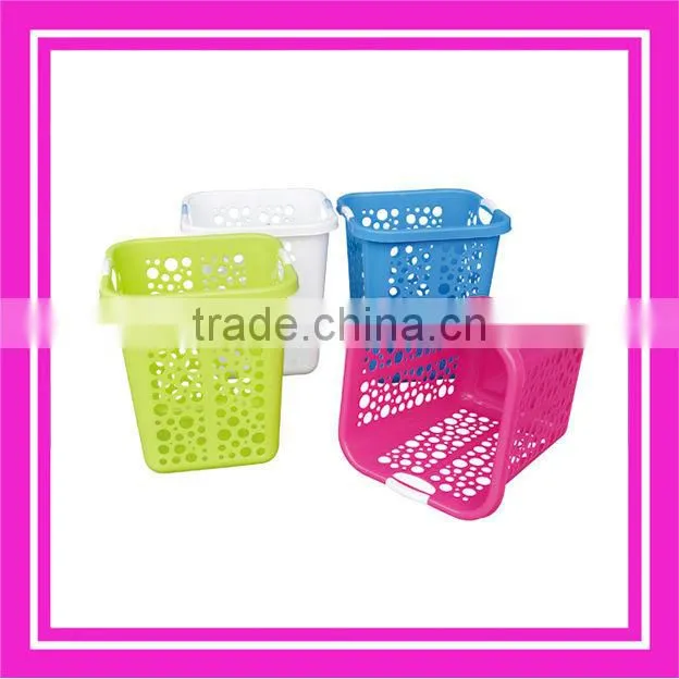 plastic storage laundry basket