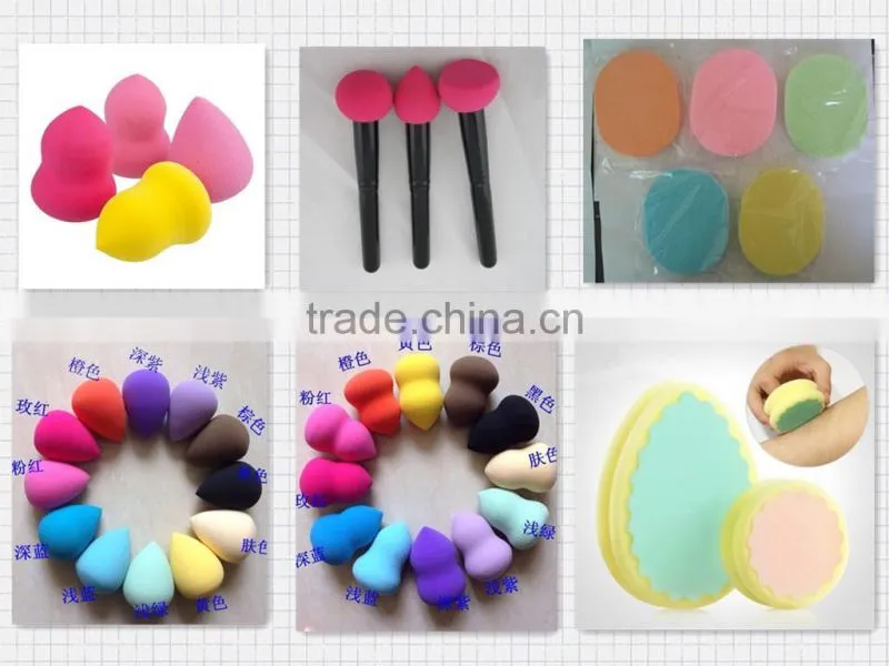 hot sale blue PVA facial cleaning sponge