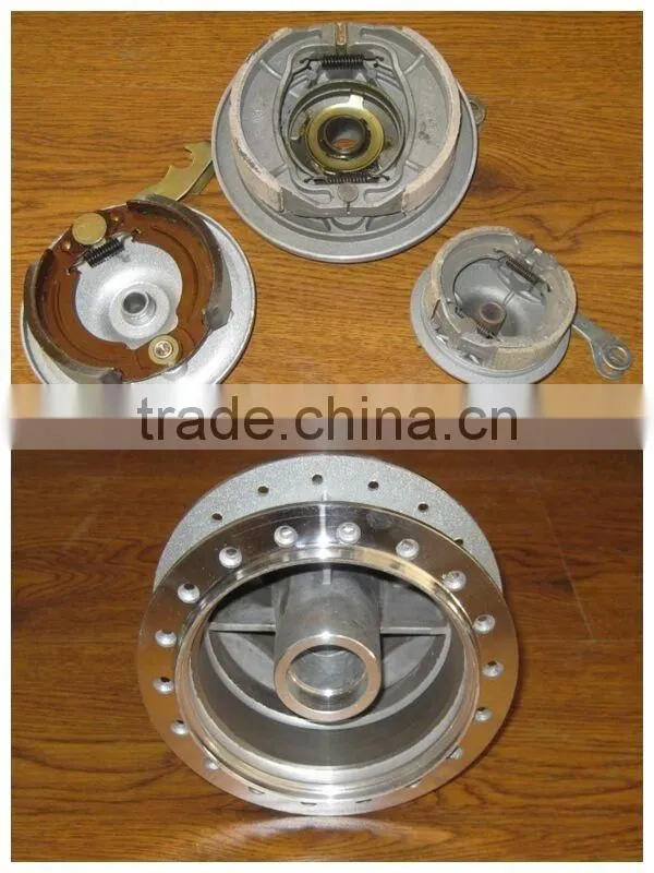 Motorcycle rear brake assembly