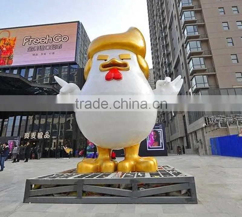 Popular Year of the Rooster Inflatable Tent President Trump Hair and Gesture Tent Model