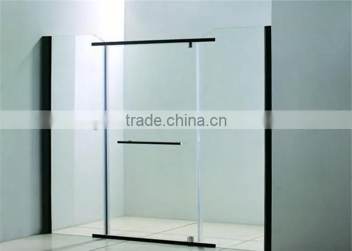 EN12150-1 10mm sliding tempered glass curved shower door