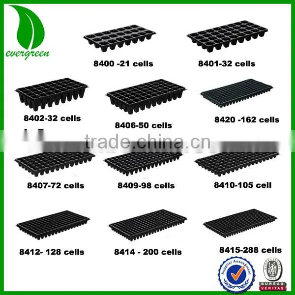 hot selling 21 to 288 hole hydroponic systems PS material seed growing tray for vegetable and flower