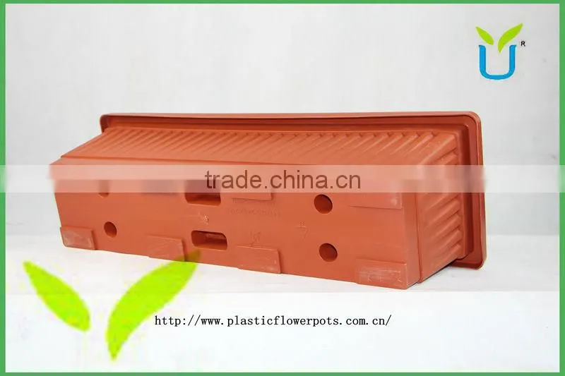 Rectangular plastic flower pot, plastic pot ,garden planters and pots.