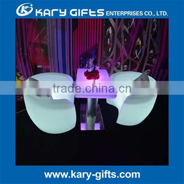 GLOW ILLUMINATED PUB LED BAR CHAIRS WITH LIGHT