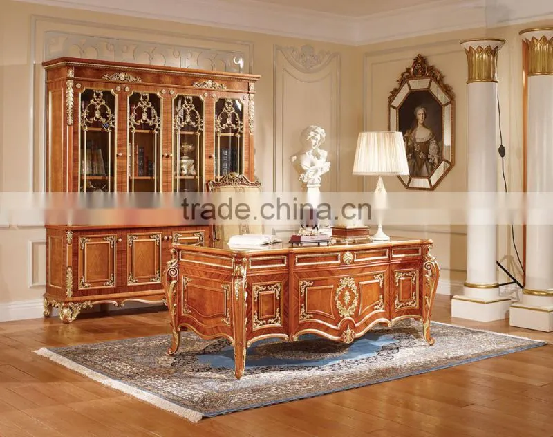 Royal Design Home furniture Rectangular Dinning Table With Eight Chairs, Solid Wood Carved Dinning Room Set