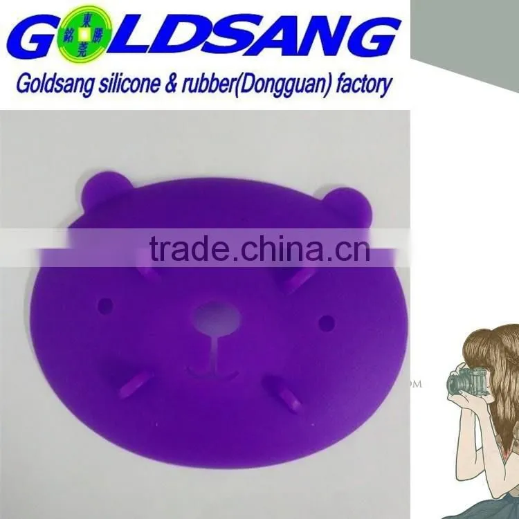 Bear shape silicone soap box high quality soap holder