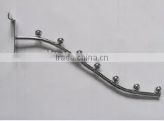 High Quality Wavy Clothes hanging hook cast iron display hooks