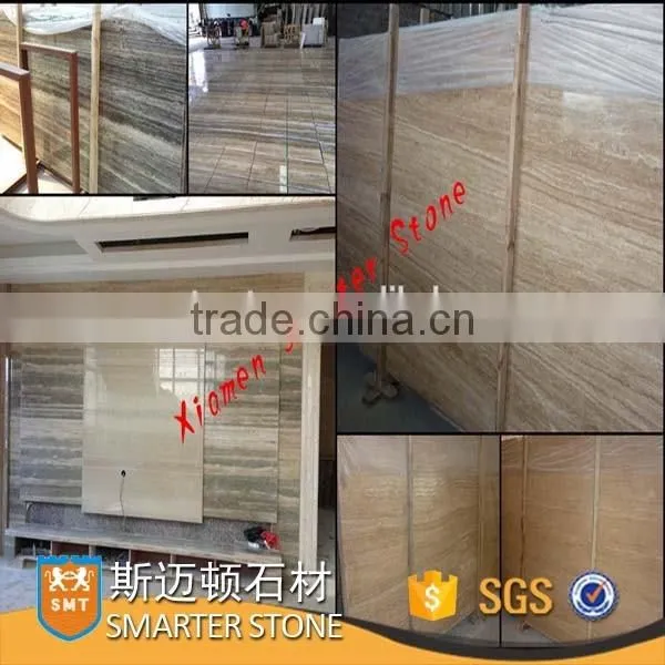 Imported travertine tiles cream travertine slabs polished